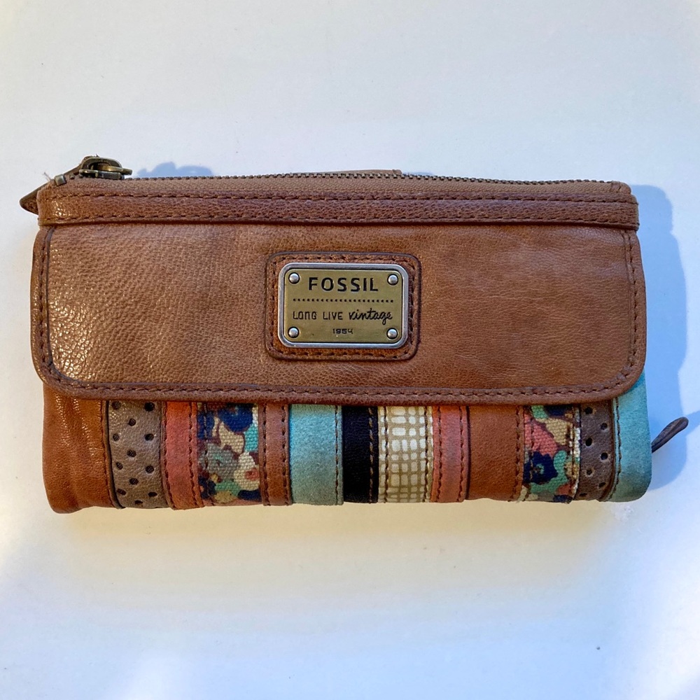 Leather FOSSIL wallet